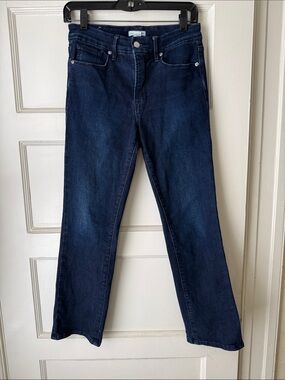 Good American Good Legs Straight Jeans High Rise Stretch Denim Size 4 / 27